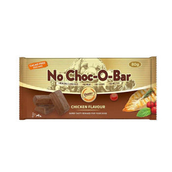 تشویقی شکلات مخصوص سگ گناولرز با طعم مرغ 80 گرمی Gnawlers No Choco -O- Bar Dog Treat With Chicken