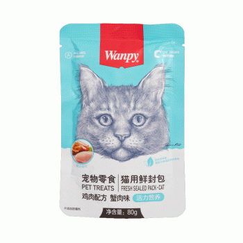 پوچ گربه ونپی مدل مرغ و خرچنگ