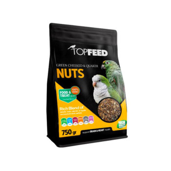 غذای پرندگان تاپ فید مدل طوطی گرینچیک و کواکر 750 گرم
