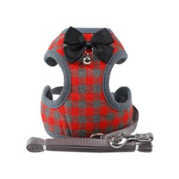 قلاده تنی چهار خونه پاپیون دار سگ و گربه