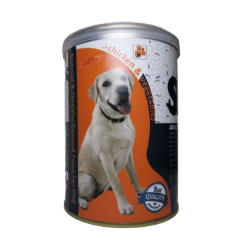 کنسرو غذای سگ سپکا مدل مرغ و سبزیجات وزن 400 گرم