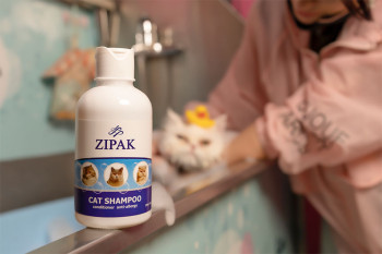 شامپو نرم کننده و حالت دهنده موی زیپک مخصوص گربه سایز ۲۵۰ میل