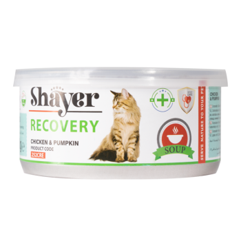 کنسرو ریکاوری گربه شایر با طعم مرغ و کدو حلوایی وزن ۲۰۰ گرم
