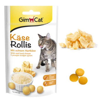 تشویقی قرصی پنیری جیم کت 50 گرم