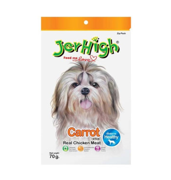 تشویقی میله ای سگ با طعم مرغ و هویج جرهای