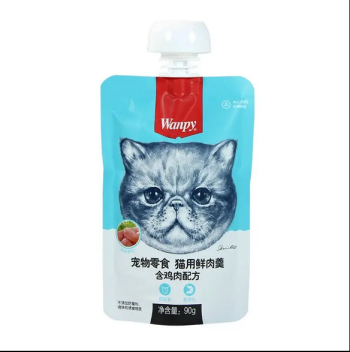 پودینگ غذای گربه ونپی با طعم مرغ Wanpy Soup Chicken وزن 90 گرم