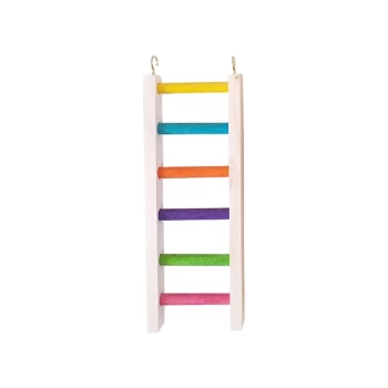 نردبان چوبی پرنده هفت رنگ