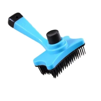 برس دندانه پلاستیکی دکمه تخلیه دار